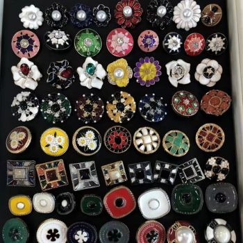 Diamond&Rhinestone pearl buttons 