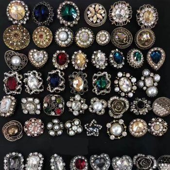 Diamond&Rhinestone pearl buttons 