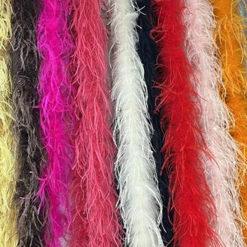 Feather Fringes & Trims