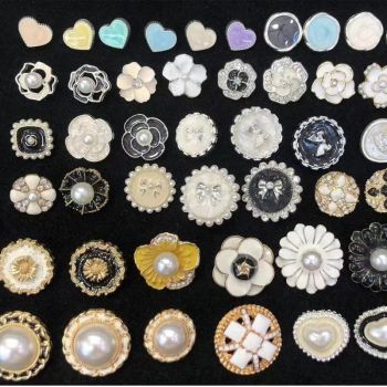 Diamond&Rhinestone pearl buttons 
